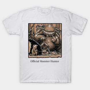 Official Monster Hunter - Black Outlined Version T-Shirt